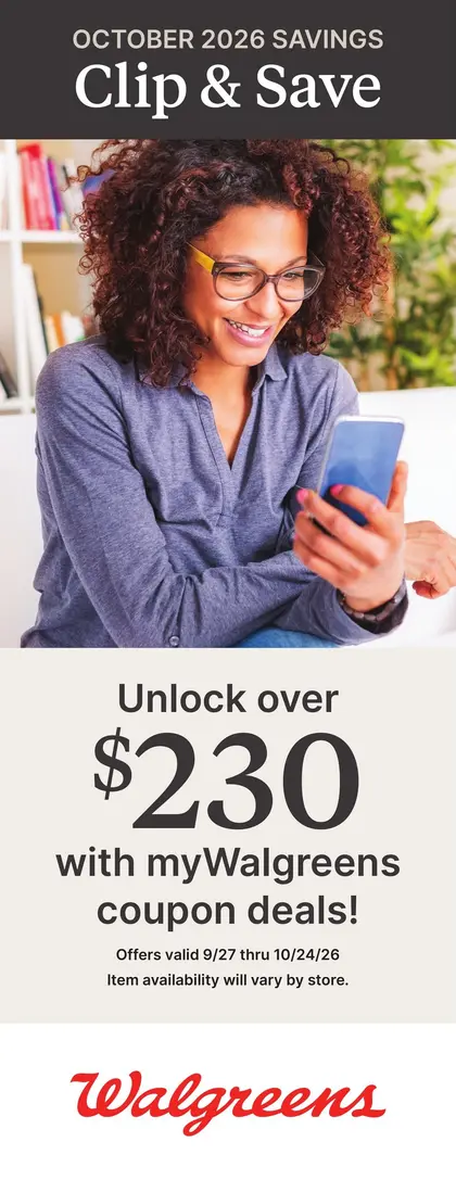 Walgreens October Savings Book