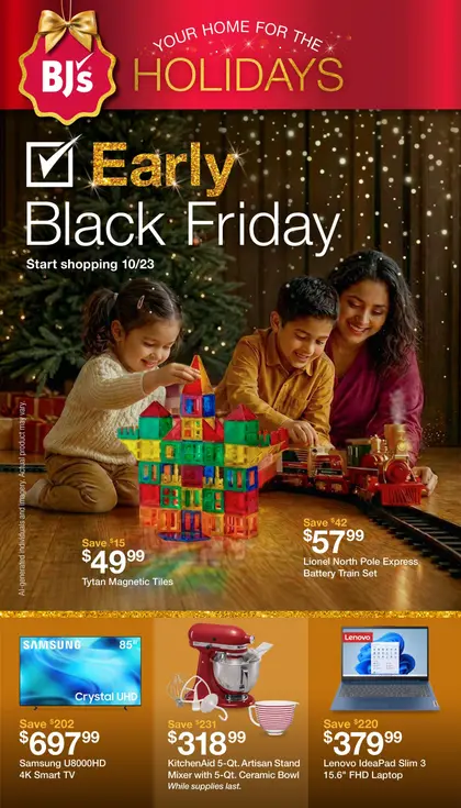 BJ's Wholesale Club Early Black Friday