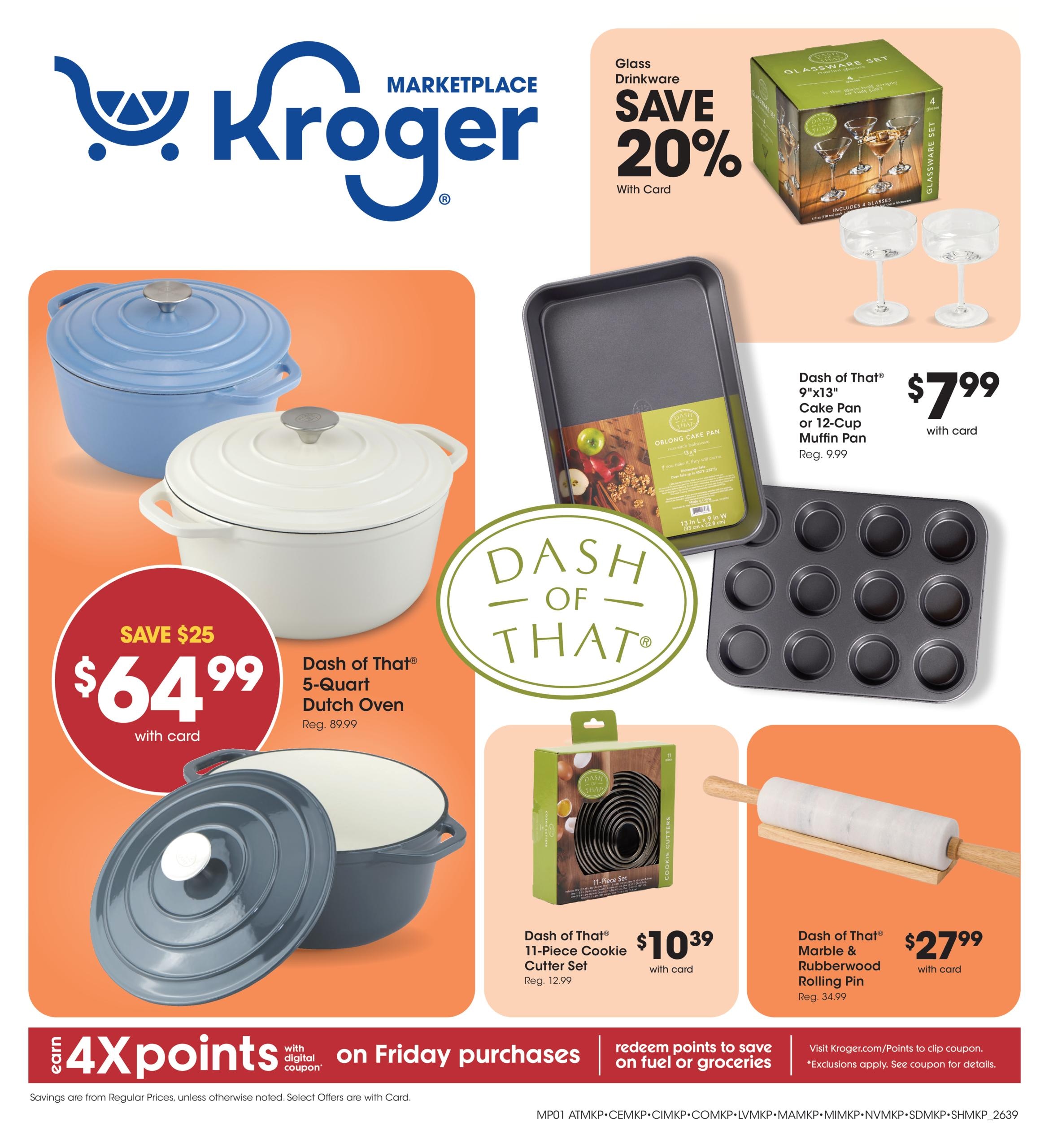 Kroger weekly ad page 1