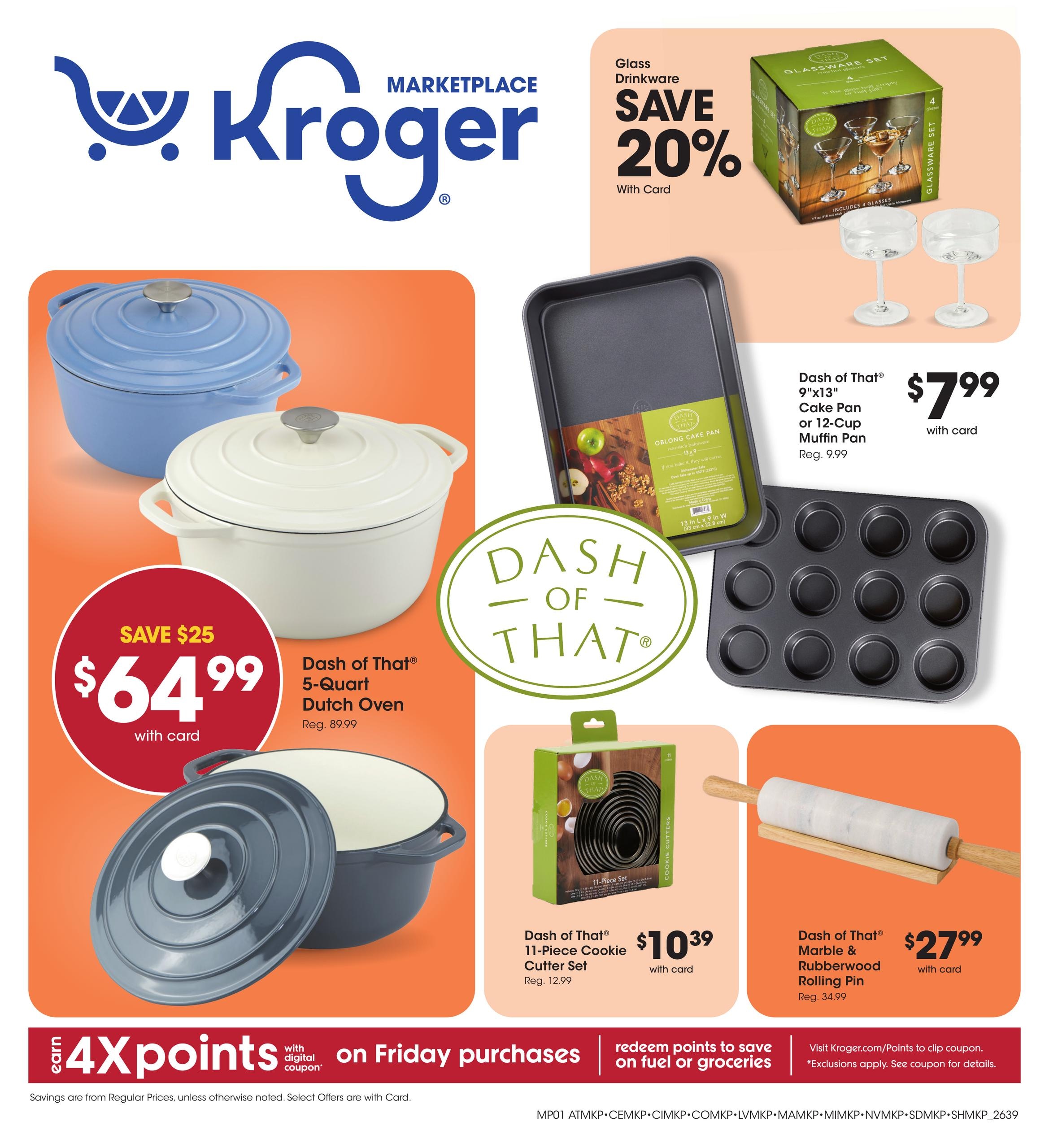 Kroger weekly ad page 1