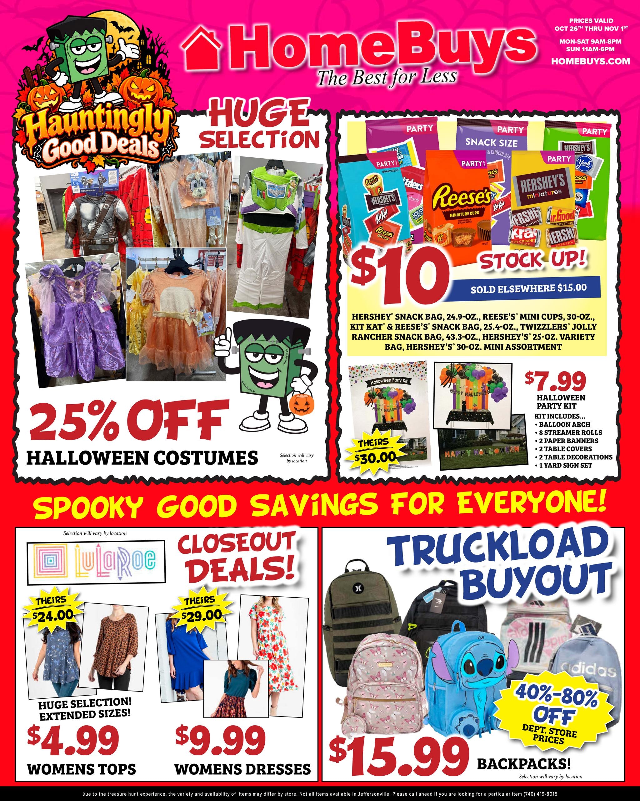 HomeBuys weekly ad page 1