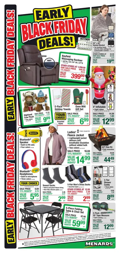 Menards Early Black Friday Deals!