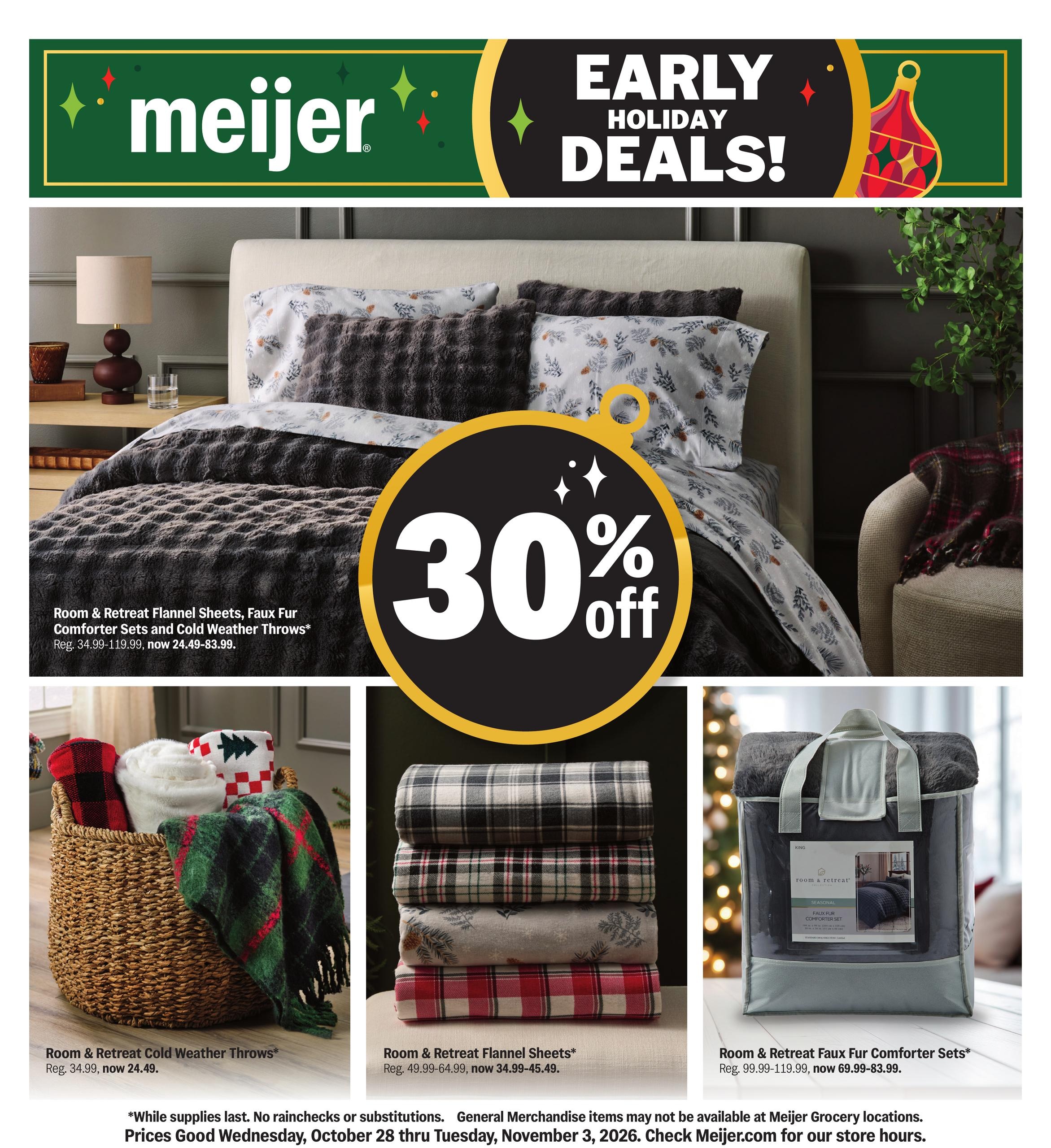 Meijer weekly ad page 1