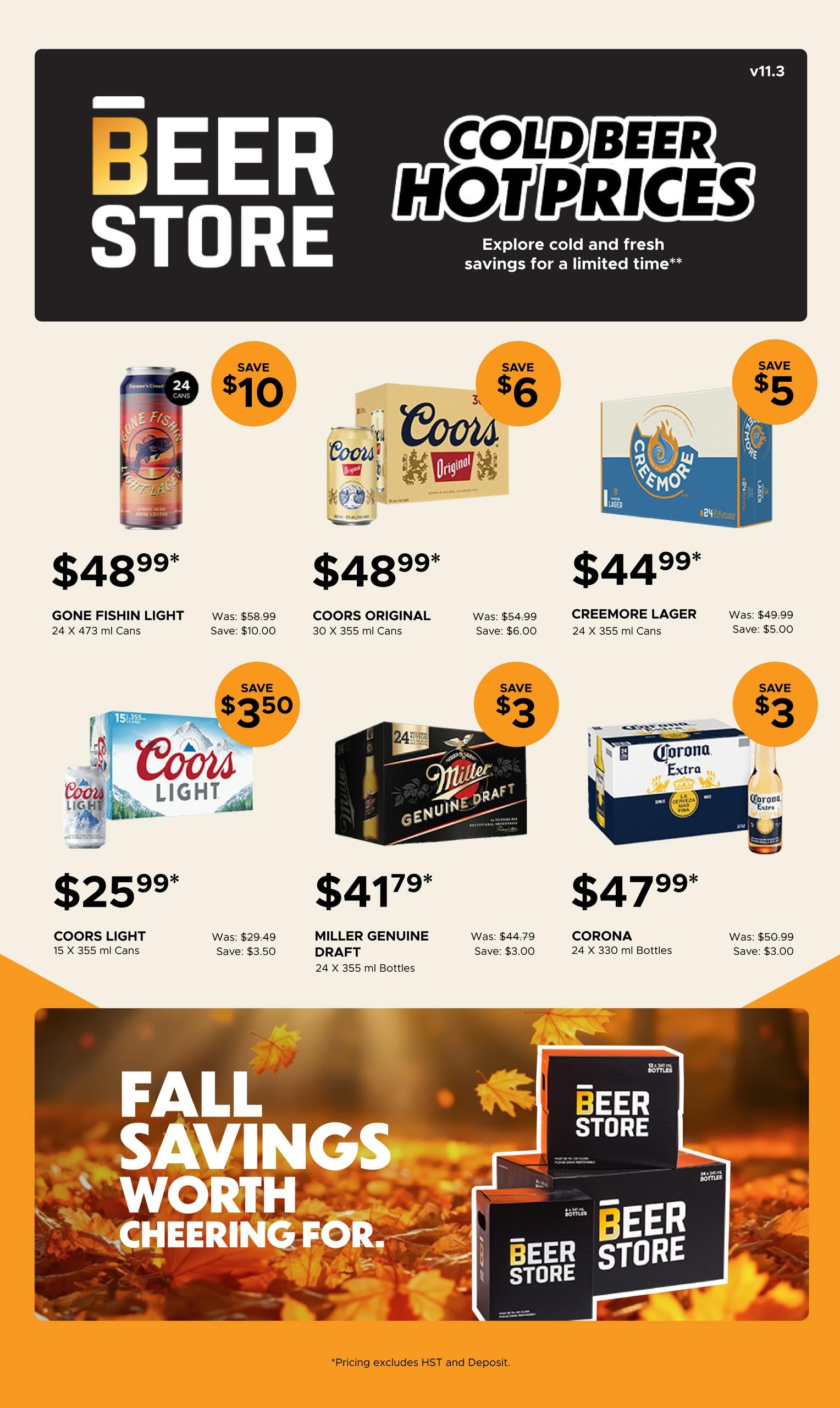 The Beer Store flyer page 1