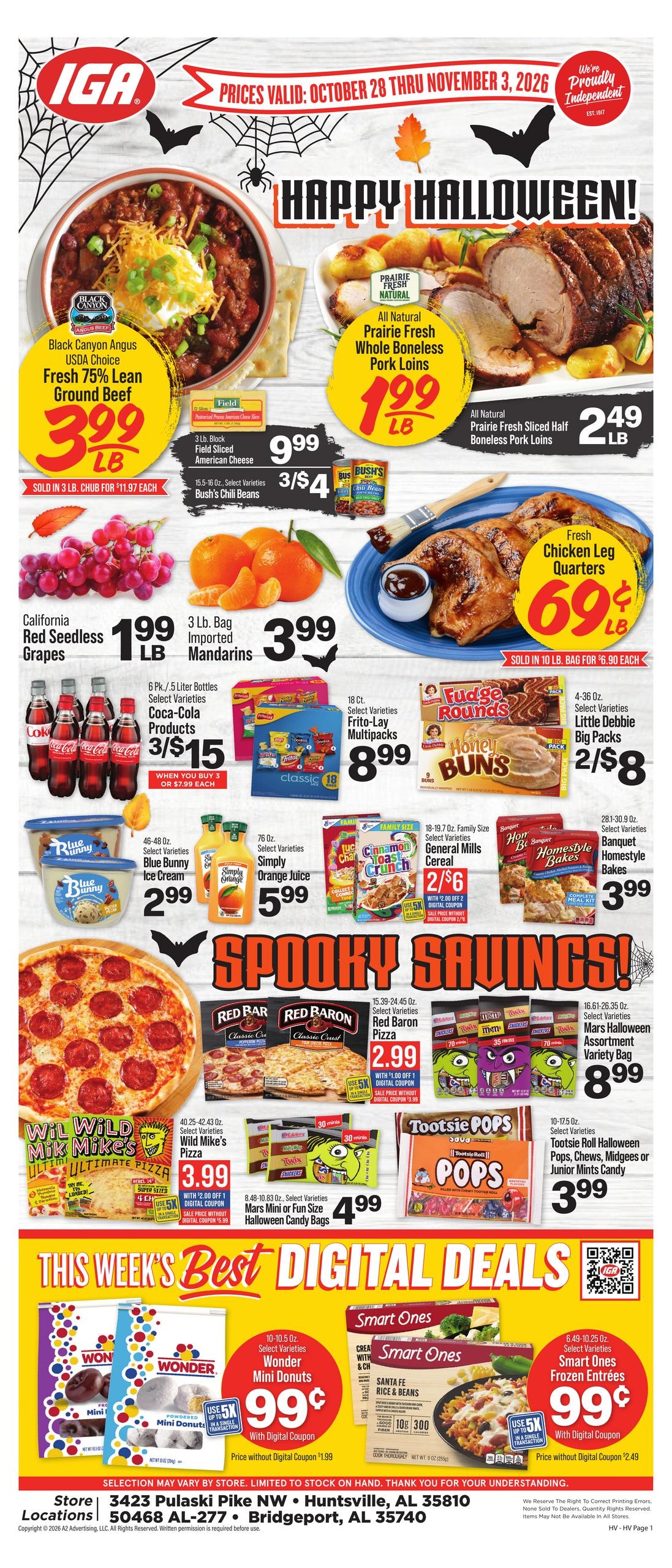 IGA weekly ad page 1