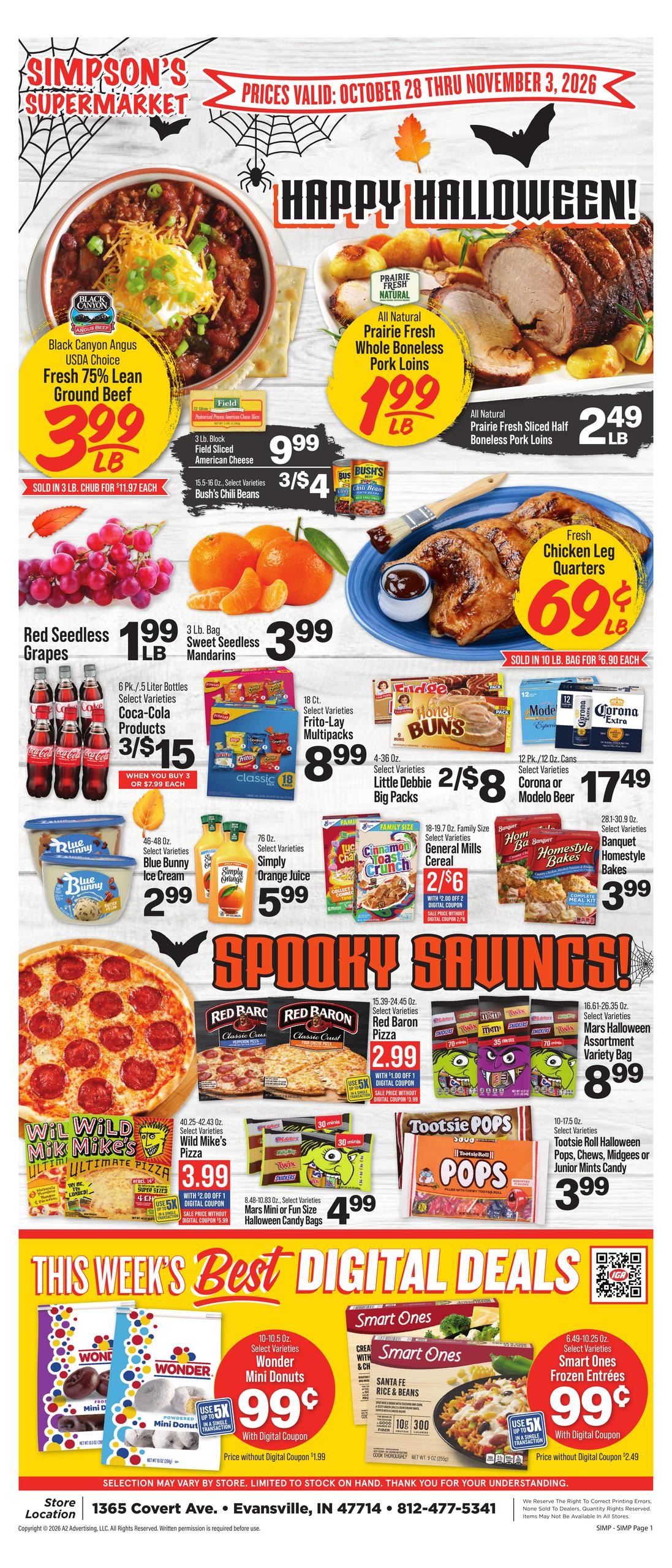 IGA weekly ad page 1