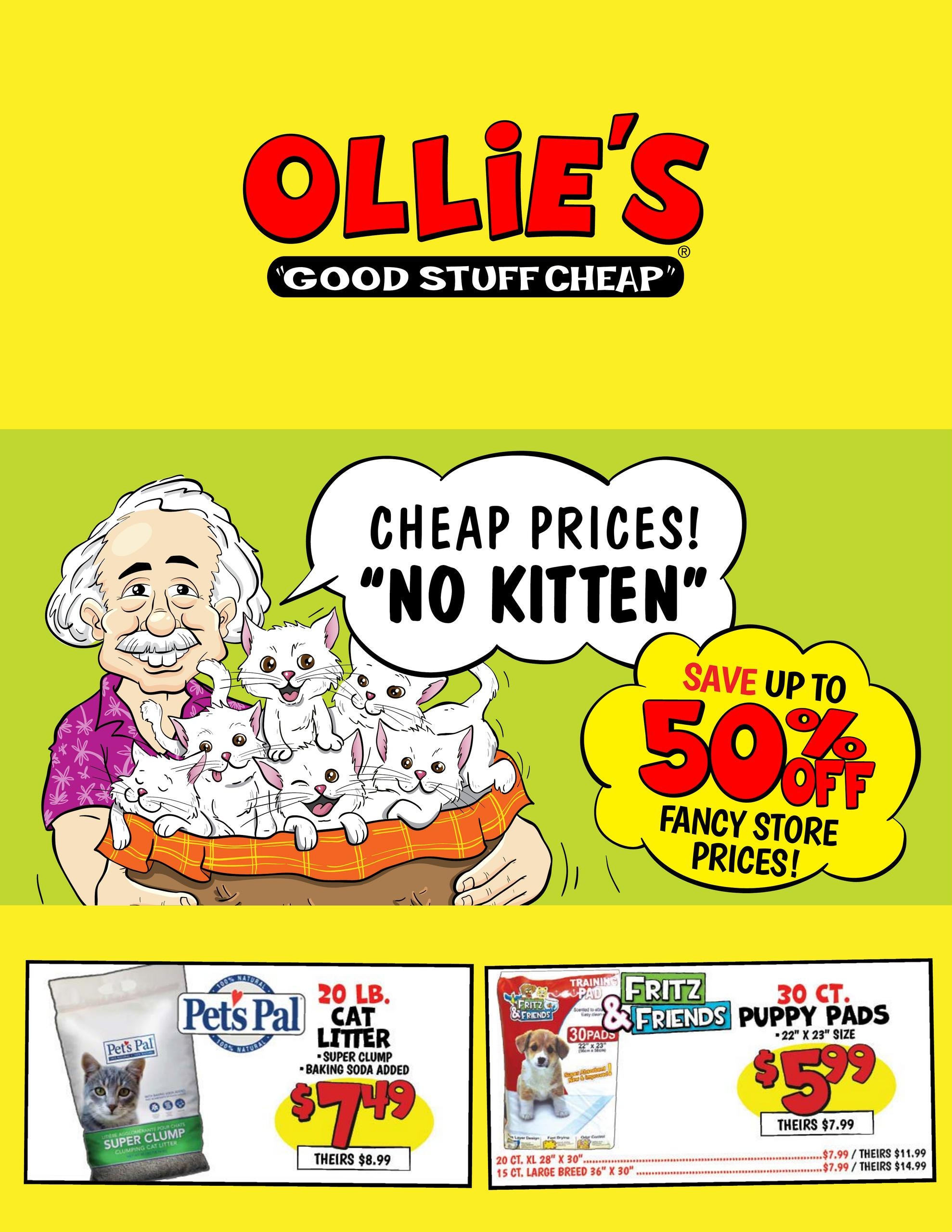 Ollie's Bargain Outlet weekly ad page 1