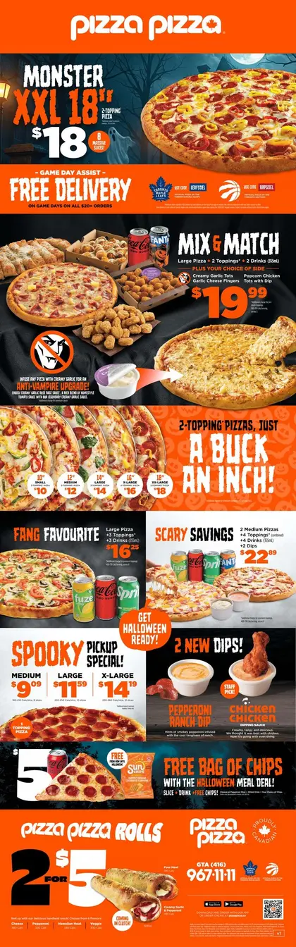 Pizza Pizza flyer