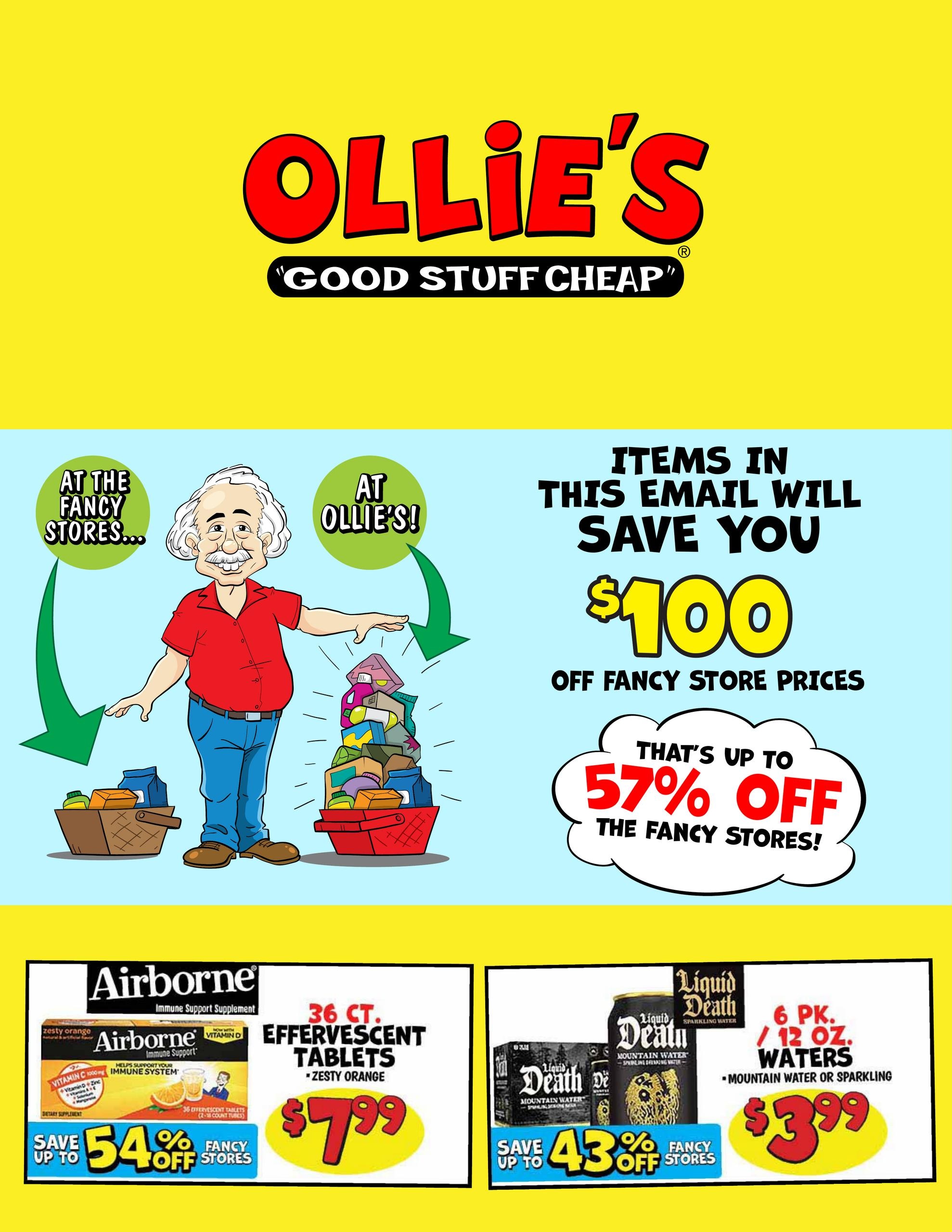 Ollie's Bargain Outlet weekly ad page 1