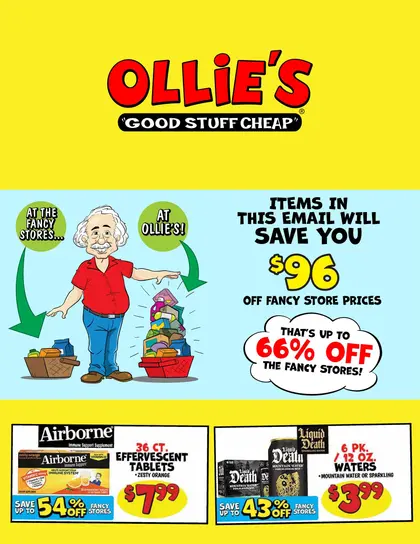 Ollie's Bargain Outlet Current Flyer