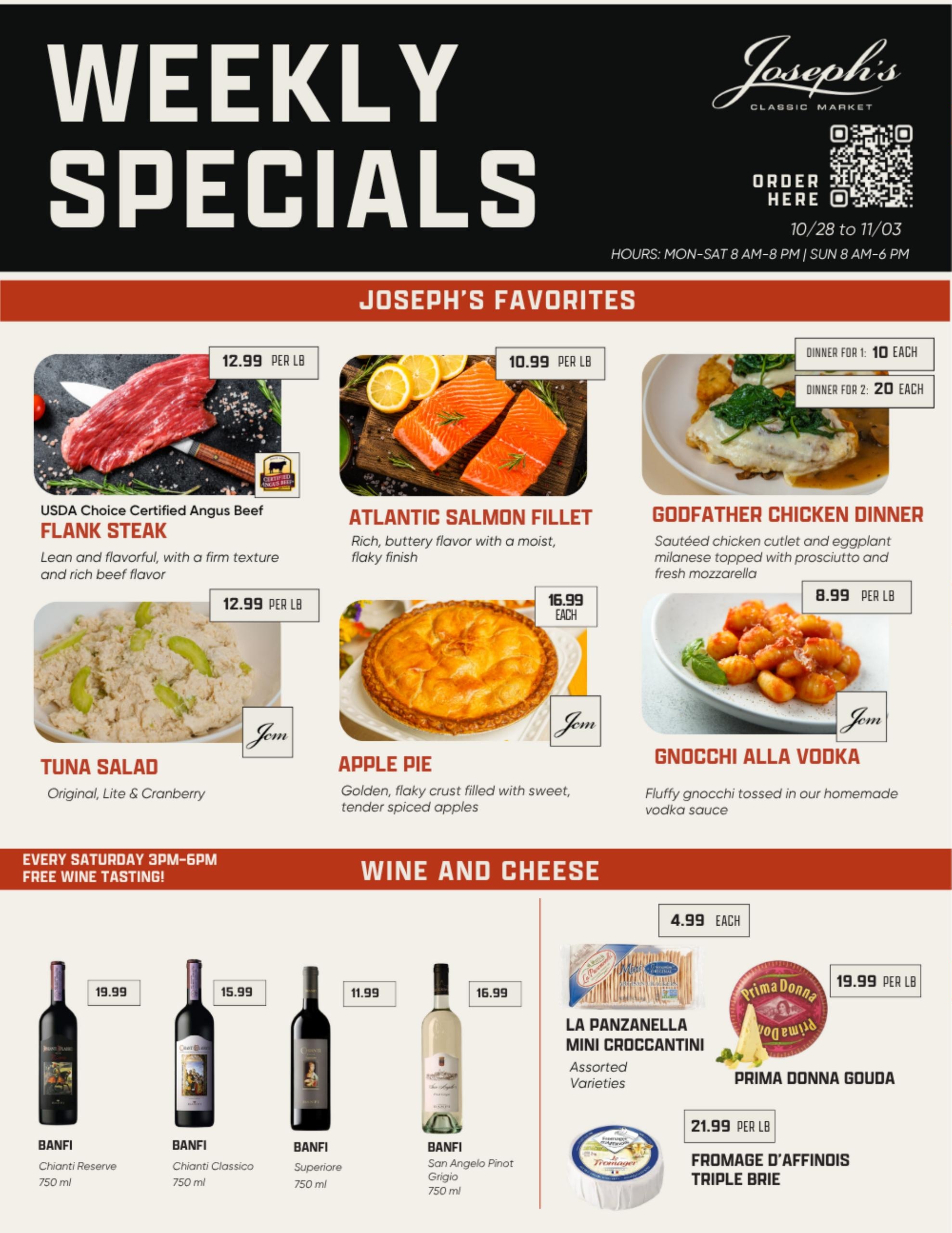Joseph's Classic Market weekly ad page 1