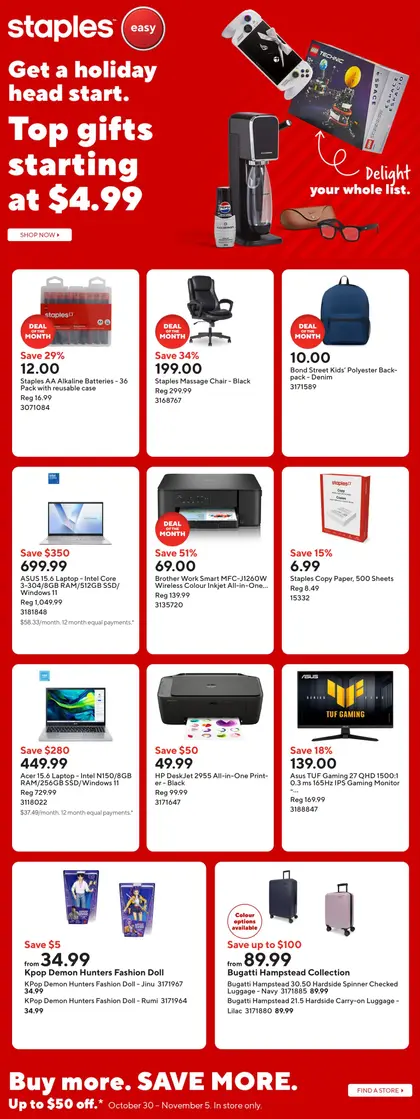 Staples Weekly