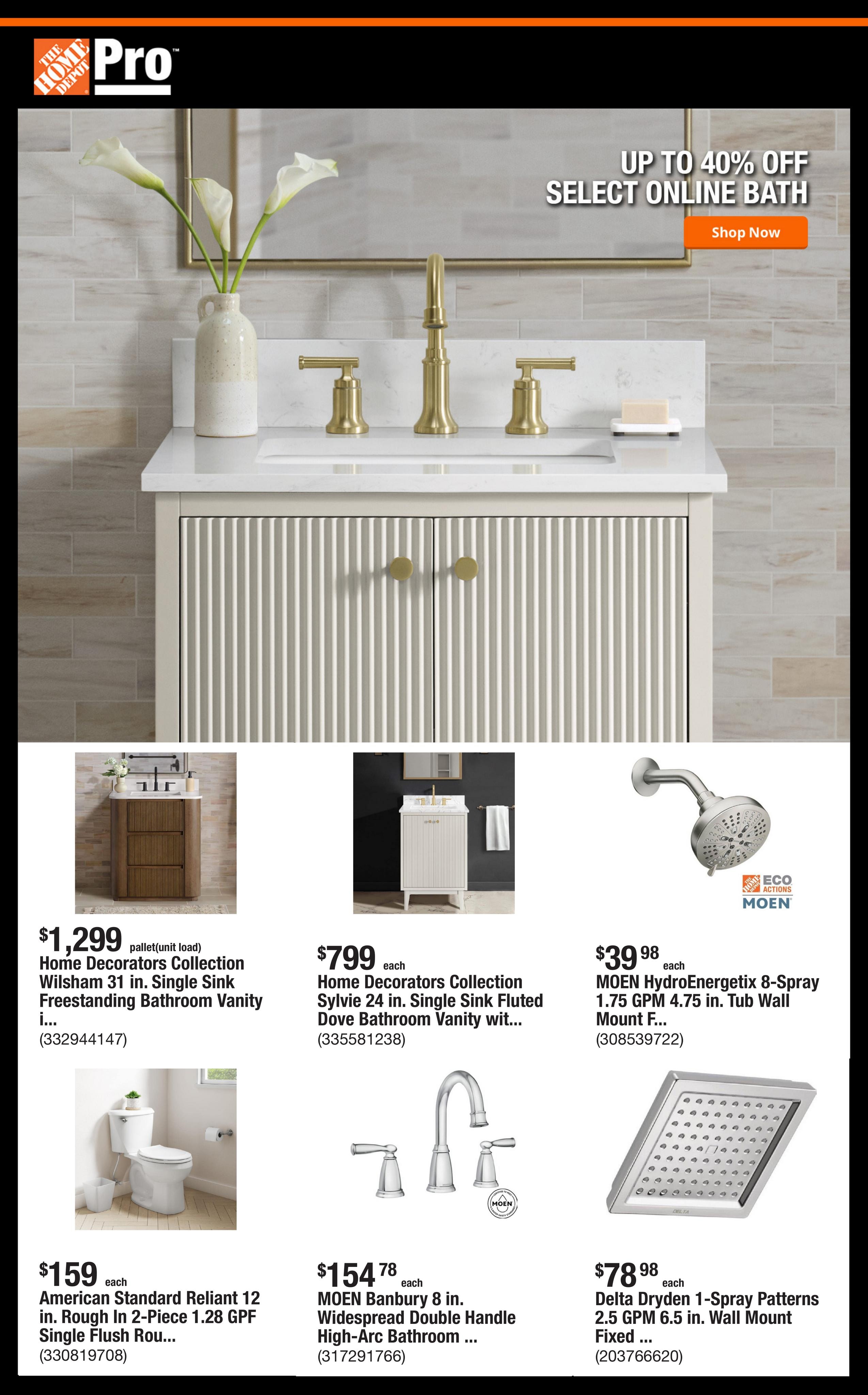 Home Depot weekly ad page 1