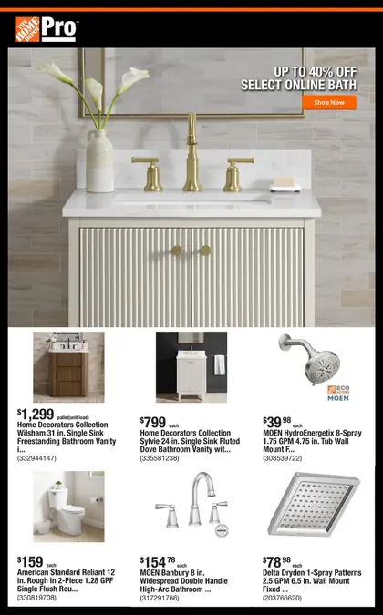 Home Depot Shop Pro Ad