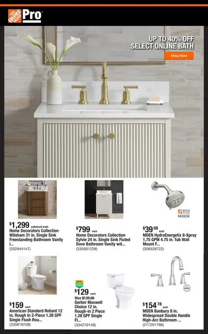 Home Depot Shop Pro Ad