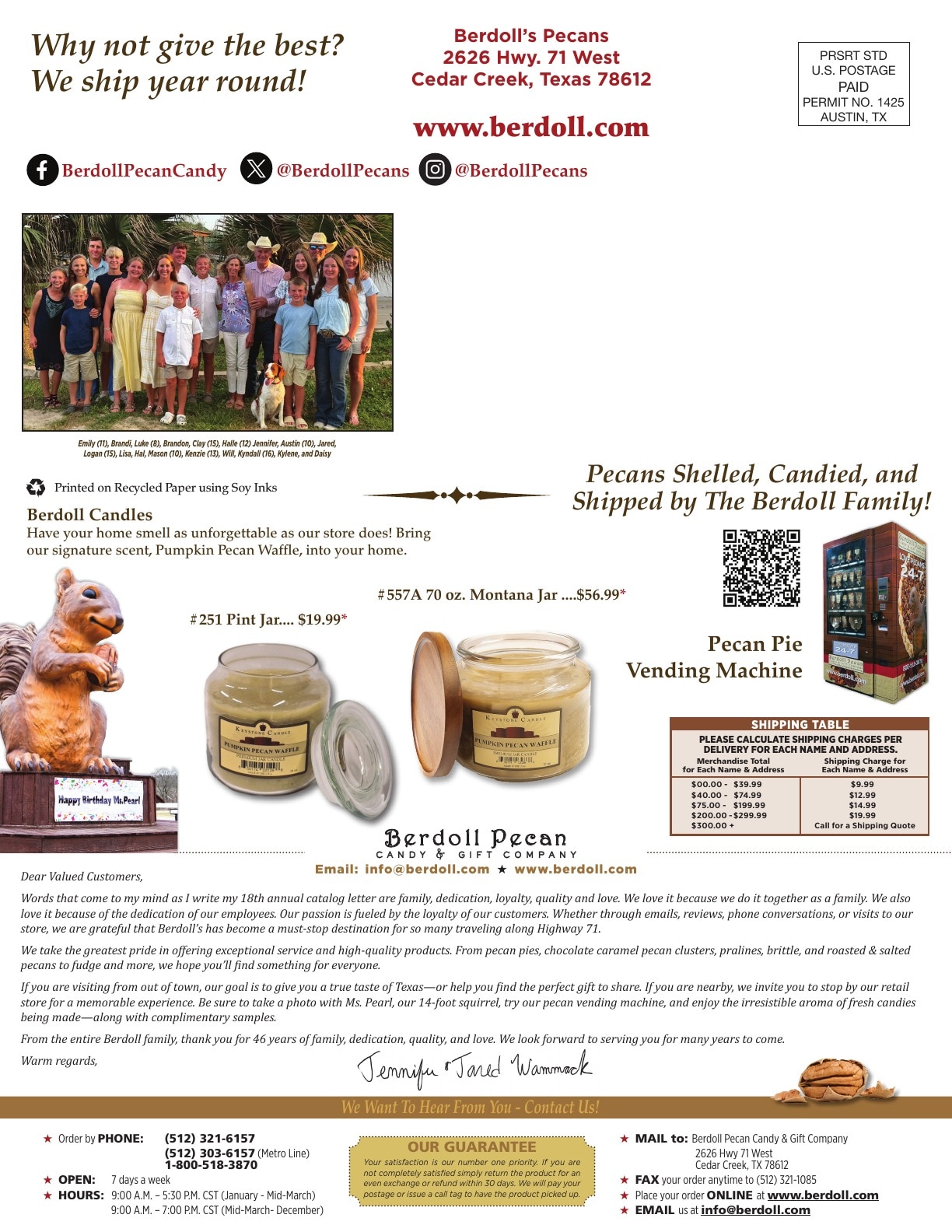 Berdoll Pecan Farm weekly ad page 12