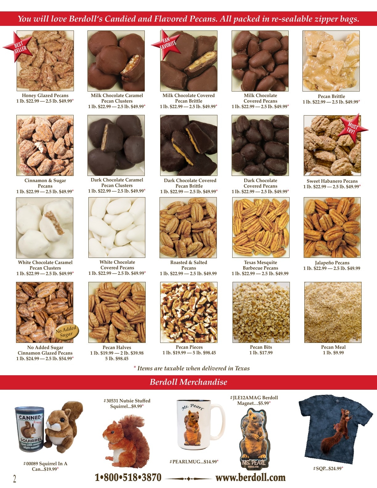 Berdoll Pecan Farm weekly ad page 2