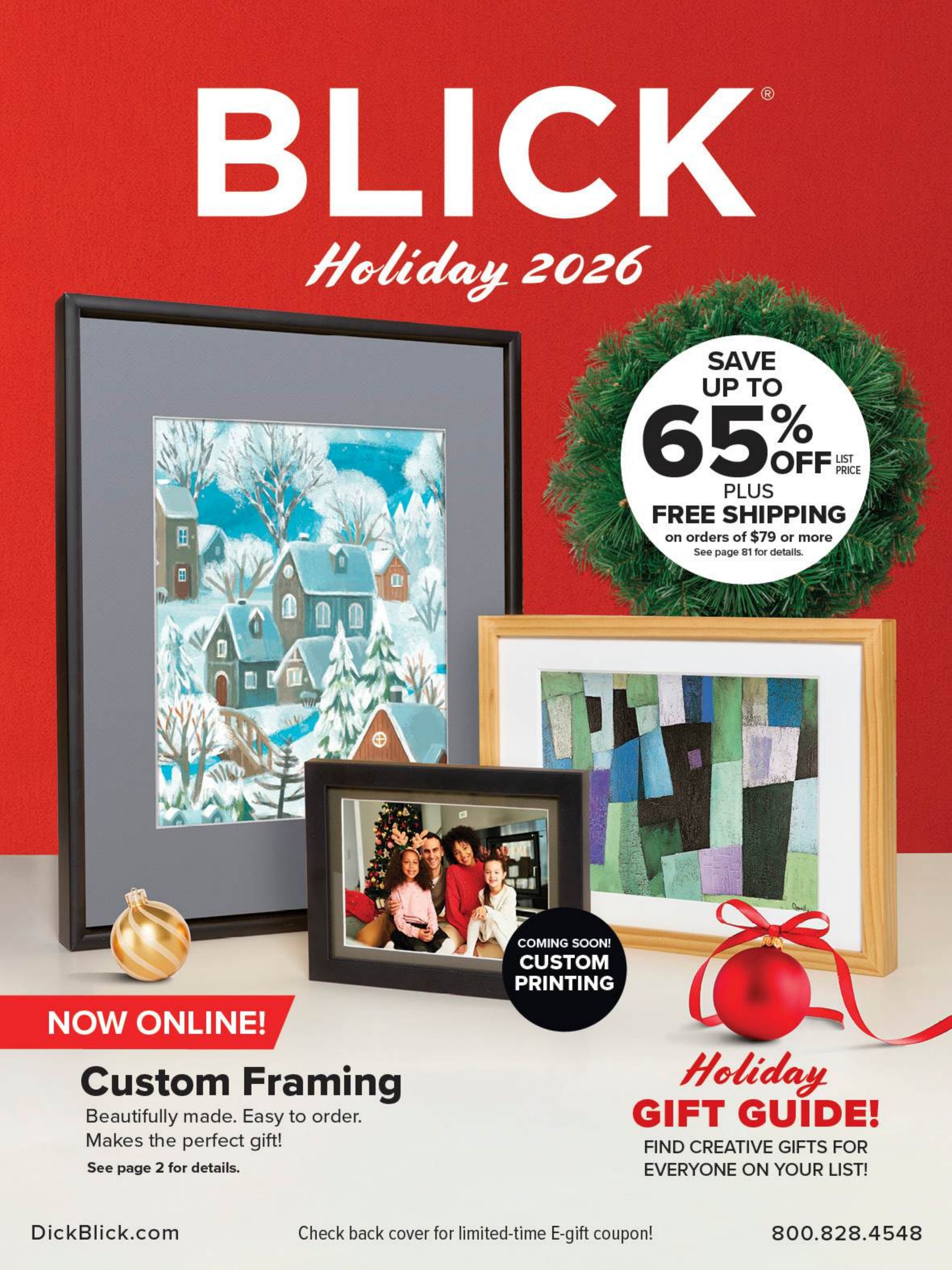 BLICK Art Materials weekly ad page 1