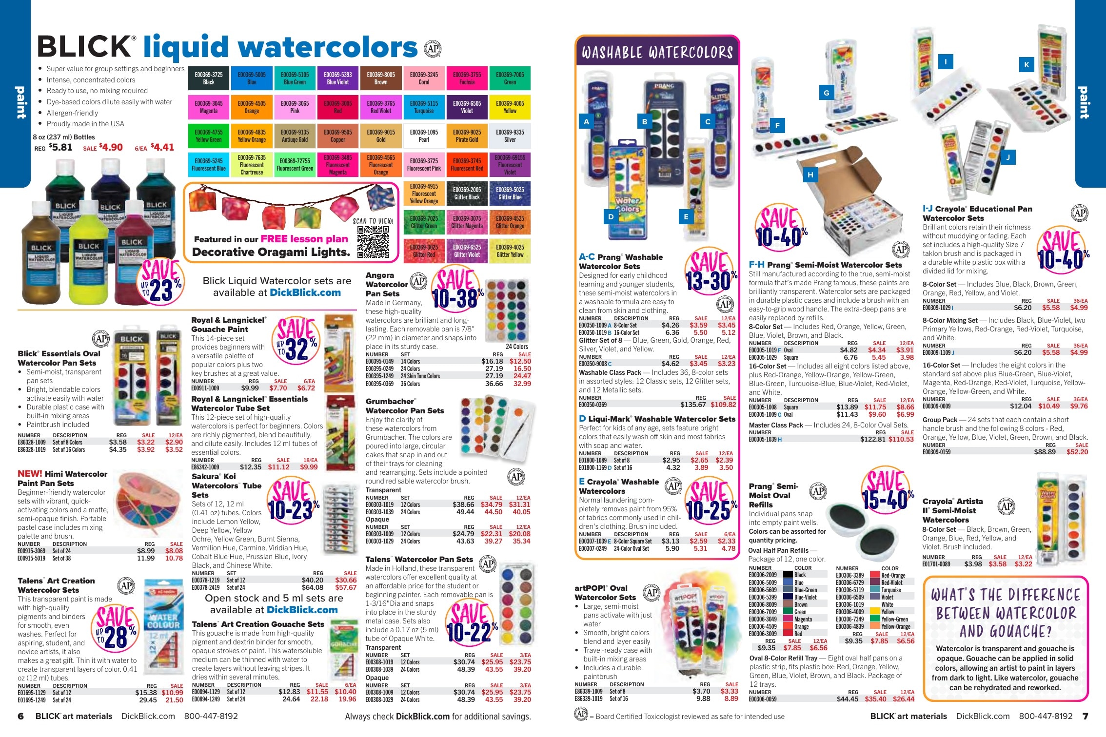 BLICK Art Materials weekly ad page 4