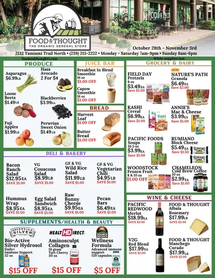 Food & Thought Weekly Ad