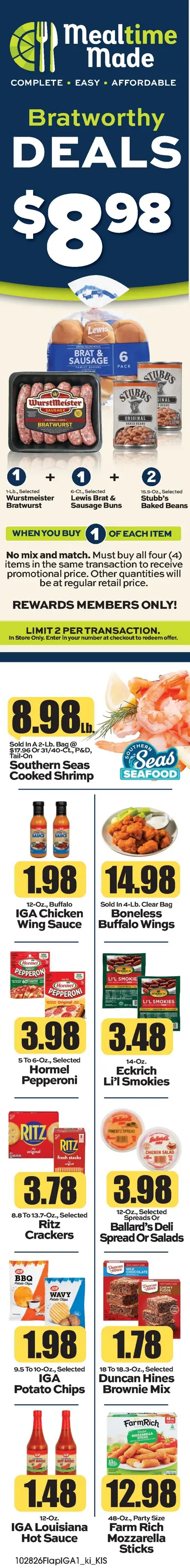 Kishman's IGA Weekly Ad