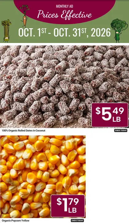 Rutabagas Natural Food Market Weekly Ad