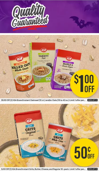 Mr. B's IGA Weekly Ad