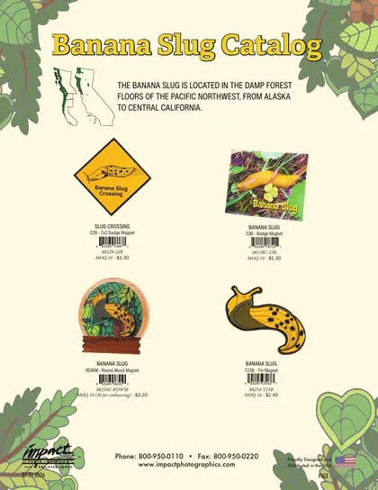 Impact Photographics Banana Slug Products Catalog Weekly Ad