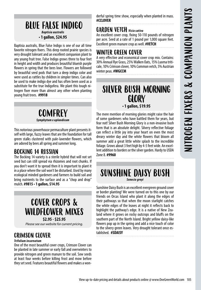 One Green World weekly ad page 107
