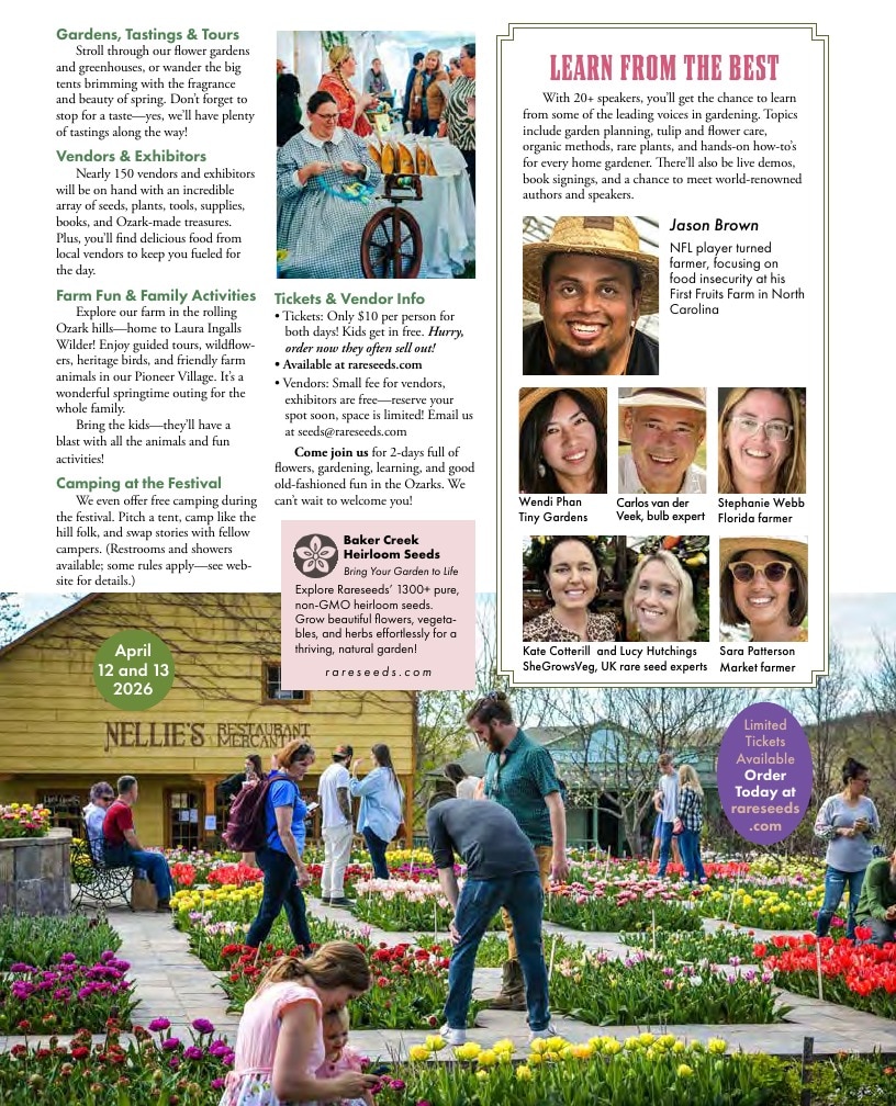 Baker Creek Heirloom Seeds weekly ad page 5