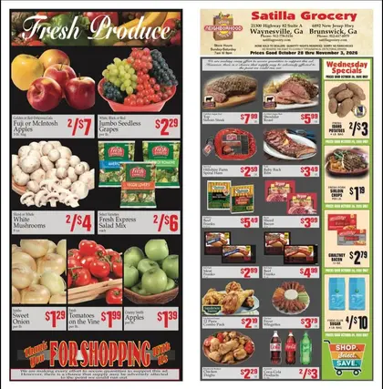 Satilla Grocery Weekly Ad