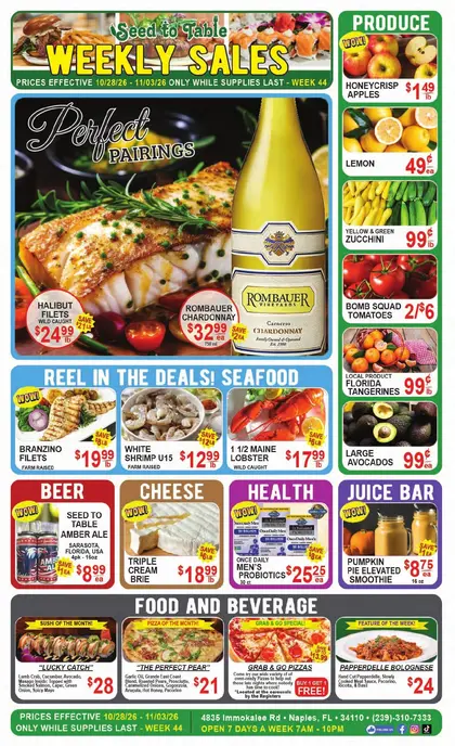 Seed to Table Weekly Ad