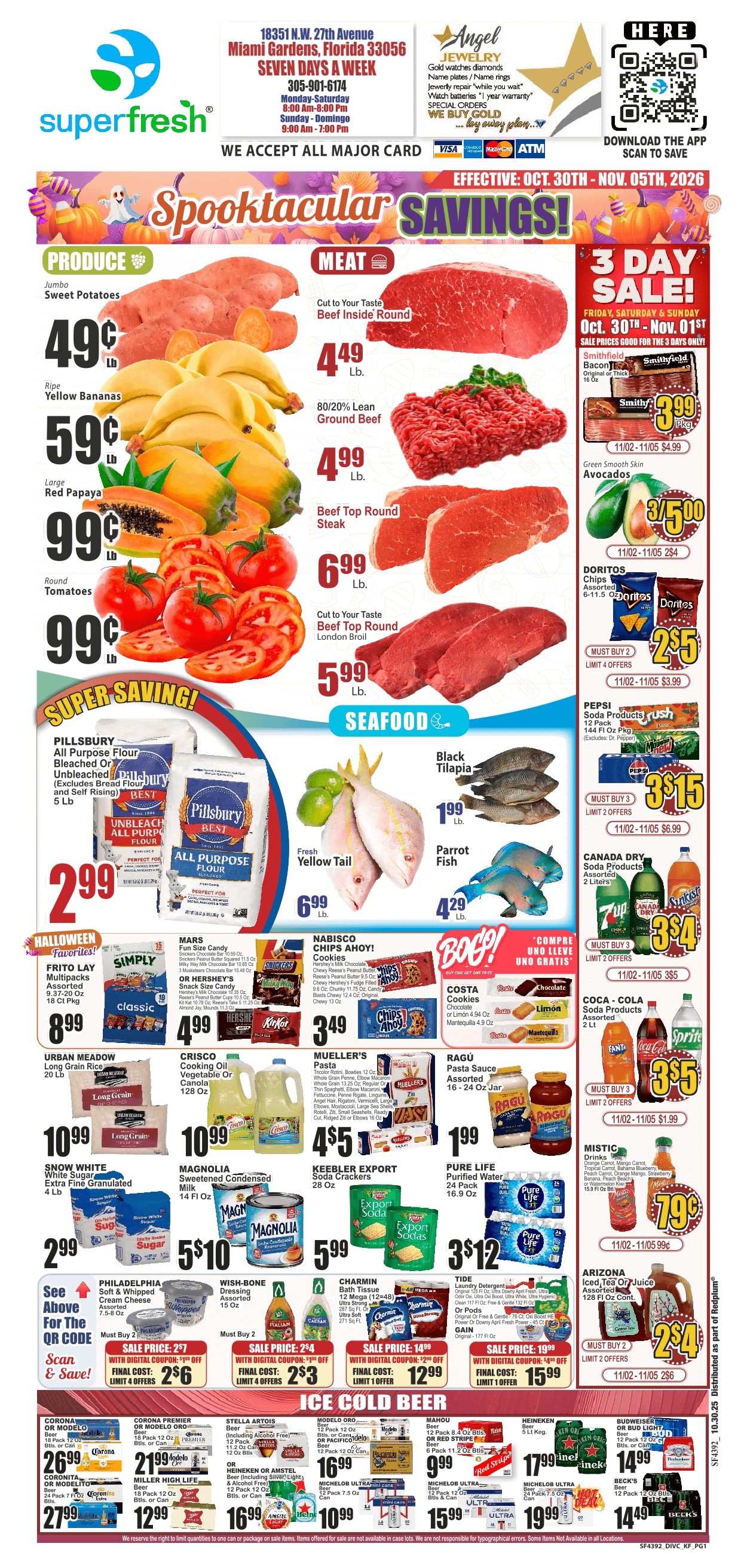 SuperFresh Supermarkets weekly ad page 1